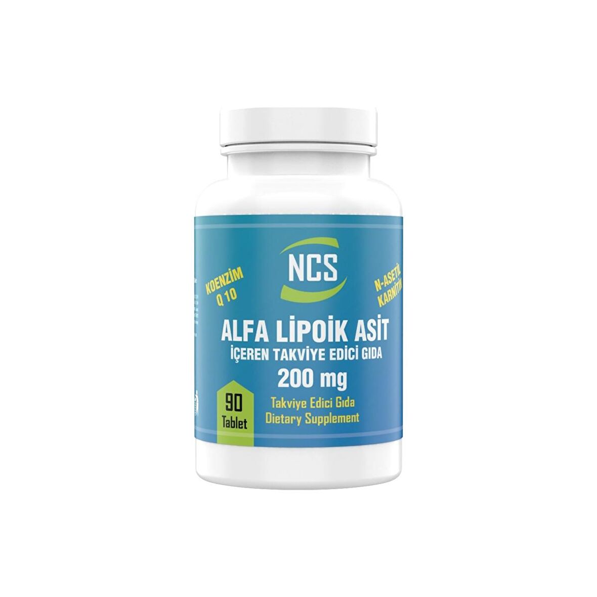 Ncs Alpha Lipoic Acid 200 mg Coenzyme Q10 100 mg L-Carnitine 100 mg 90 Tablet Koenzim Q10