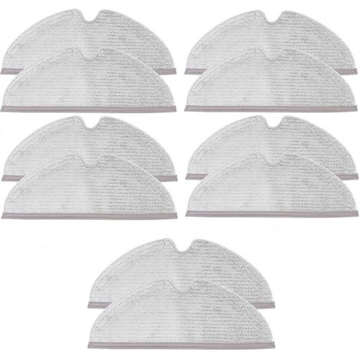 Roborock S50 S55 Uyumlu 10LU Mop Fiber Bezi