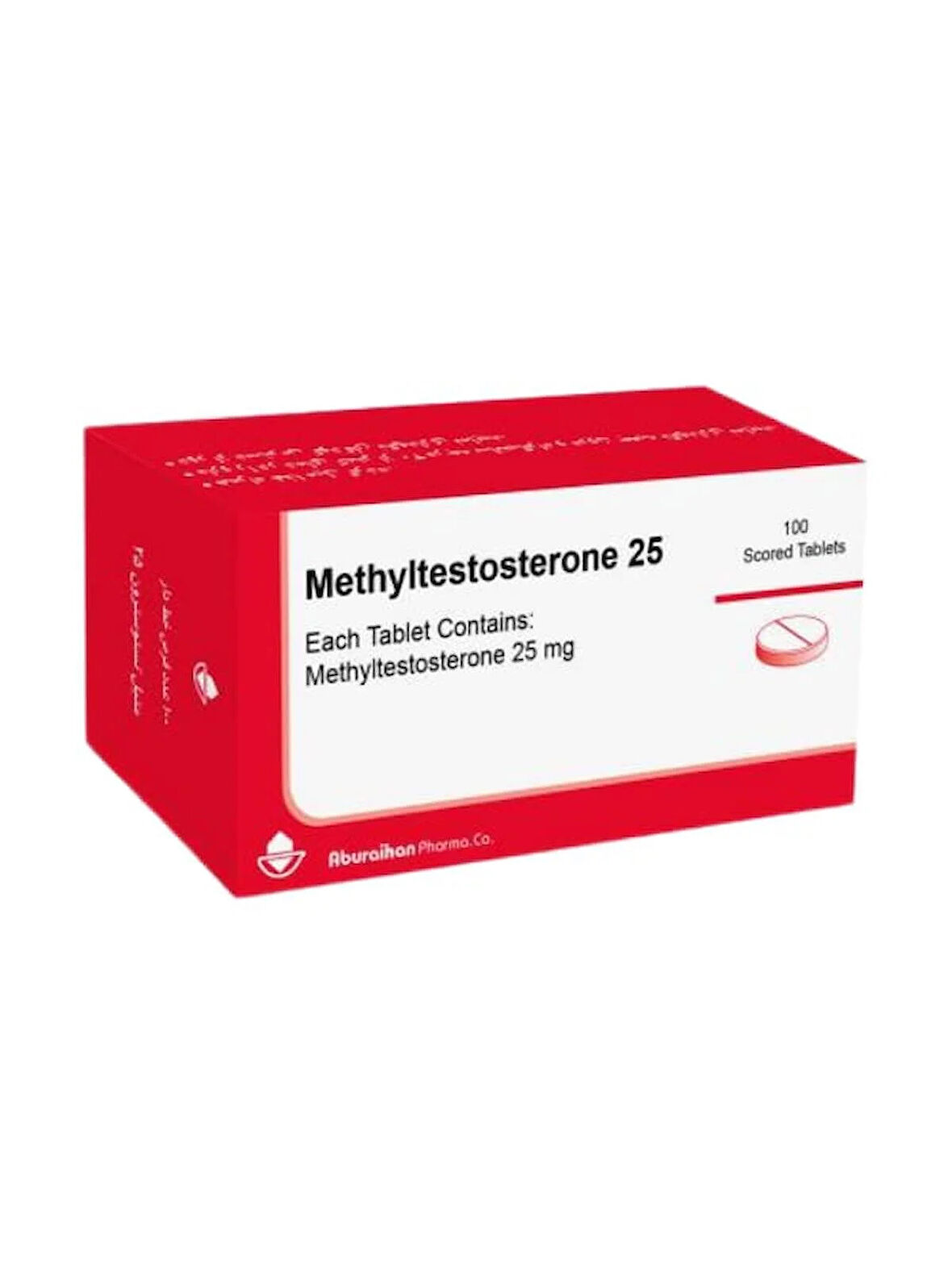 Aburaihan Metiltestosteron 25mg 100 Tablet