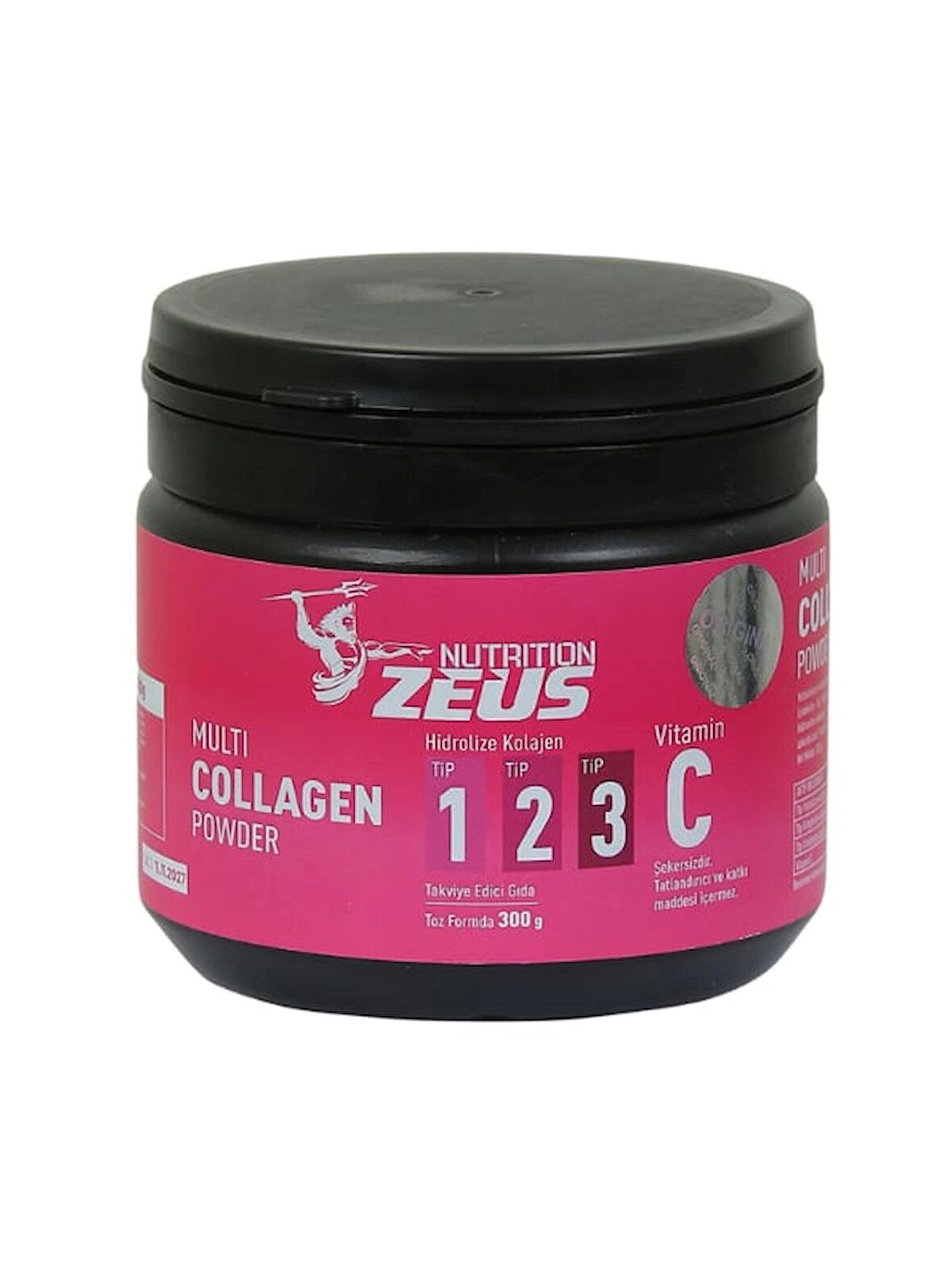 Zeus Nutrition Multi Collagen Powder 300 Gr-Çilek