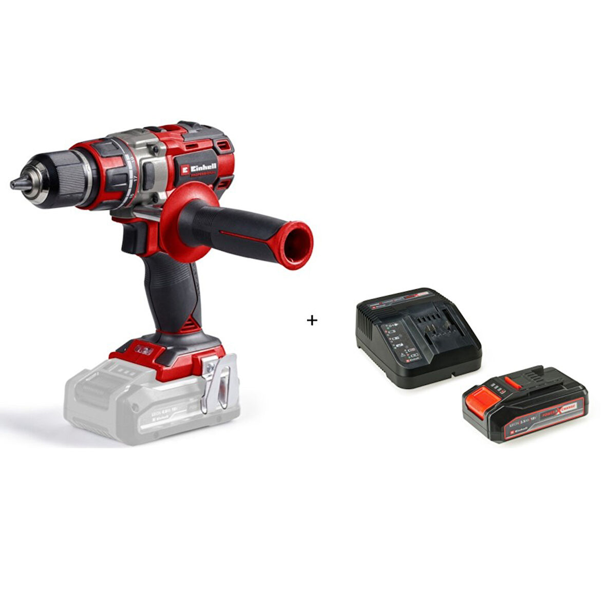 Einhell Tp-Cd 18/80 Li Bl Solo Darbesiz Matkap Vidalama + 1 x 2.5 Ah Starter Kit Akü