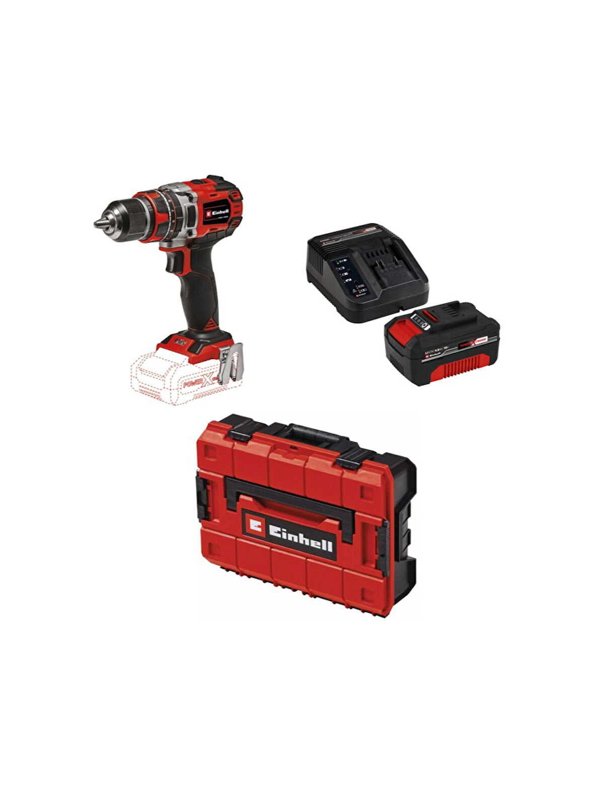 Einhell Tp-Cd 18/50 Li-I Bl Solo Akülü Vidalama + 1 x 4 Ah Starter Kit (Çanta Dahil)