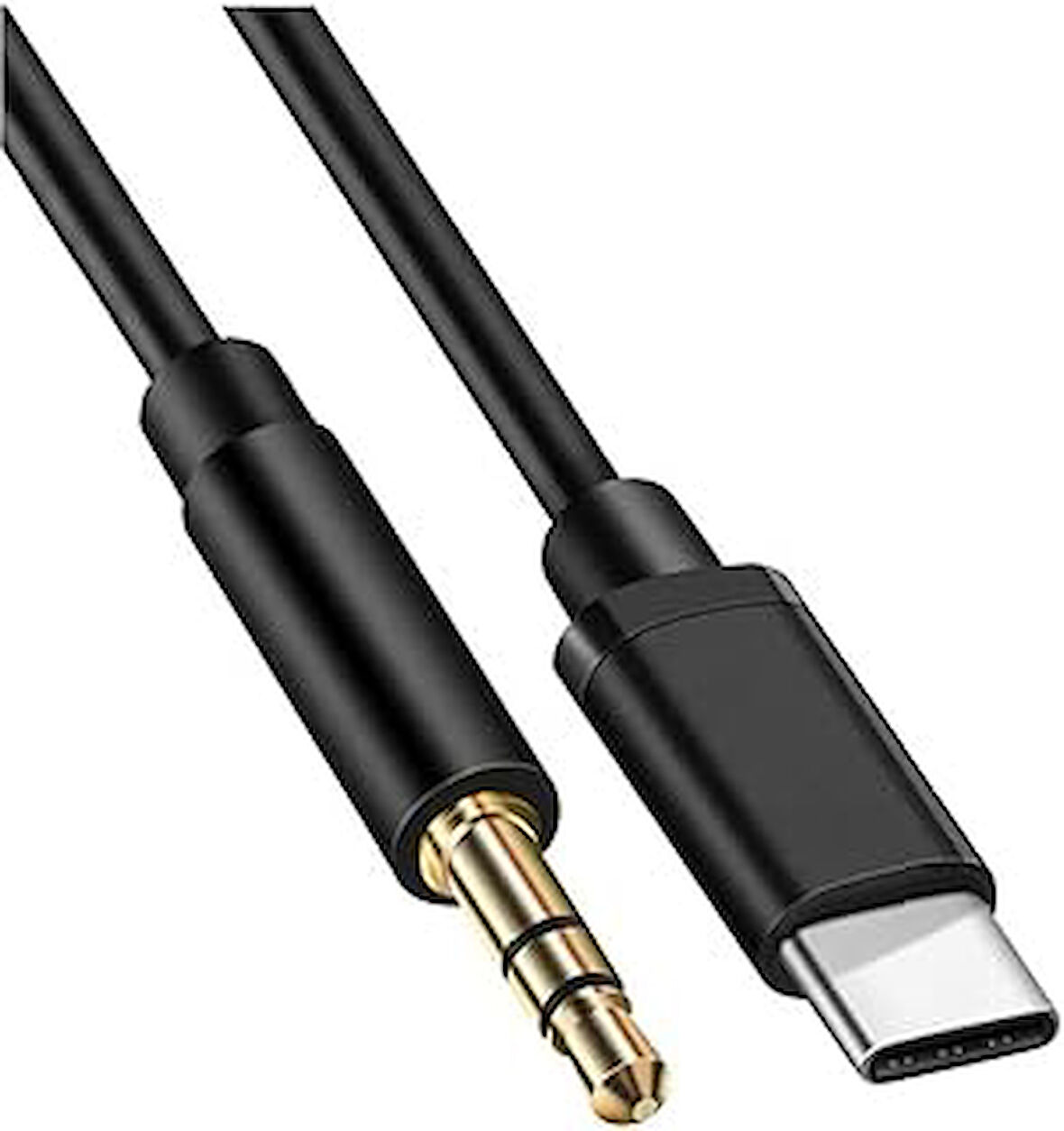 Typ-C AUX kablosu 3,5 mm ses kablosu - Kulaklık, iPhone iPod iPad, Echo Dot, ev/araç stereo sistemleri, akıllı telefonlar, MP3 çalar ve daha fazlası için 1m jak USB Tip C AUX kablosu