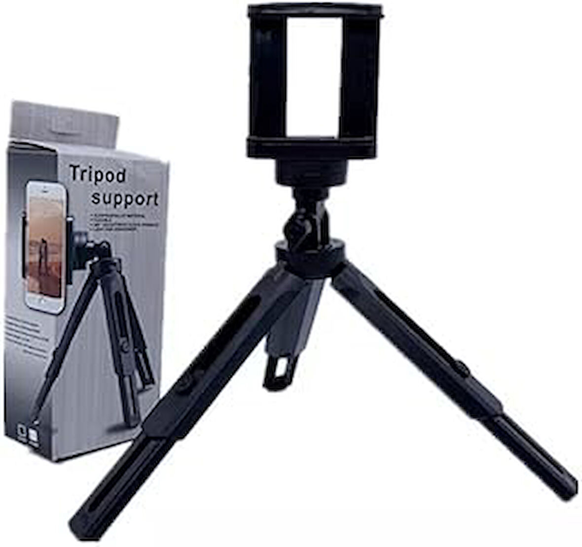 Sentor Profosyonel Telefon Tutucu Ayarlı Tripod 360 Derece Dönebilir Tripot