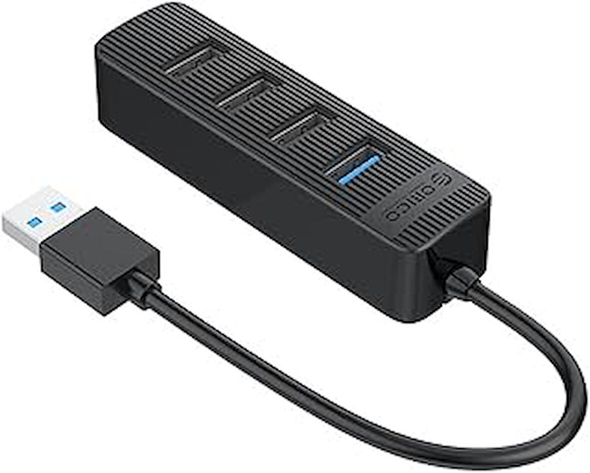 Orico 4 Portlu USB 3.0/2.0 USB-A Çoklayıcı Hub Siyah