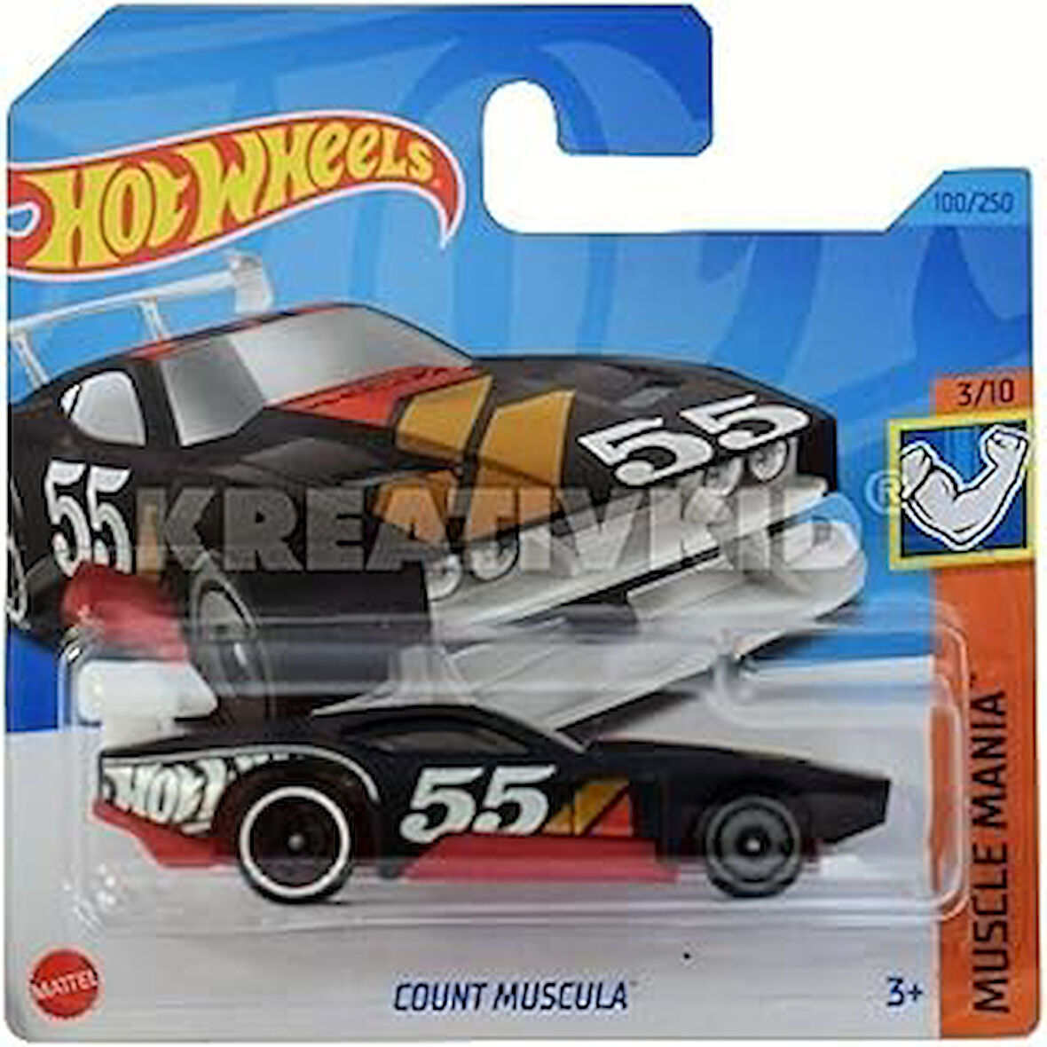 Hot Wheels Count Muscula Oyuncak Arabalar siyah