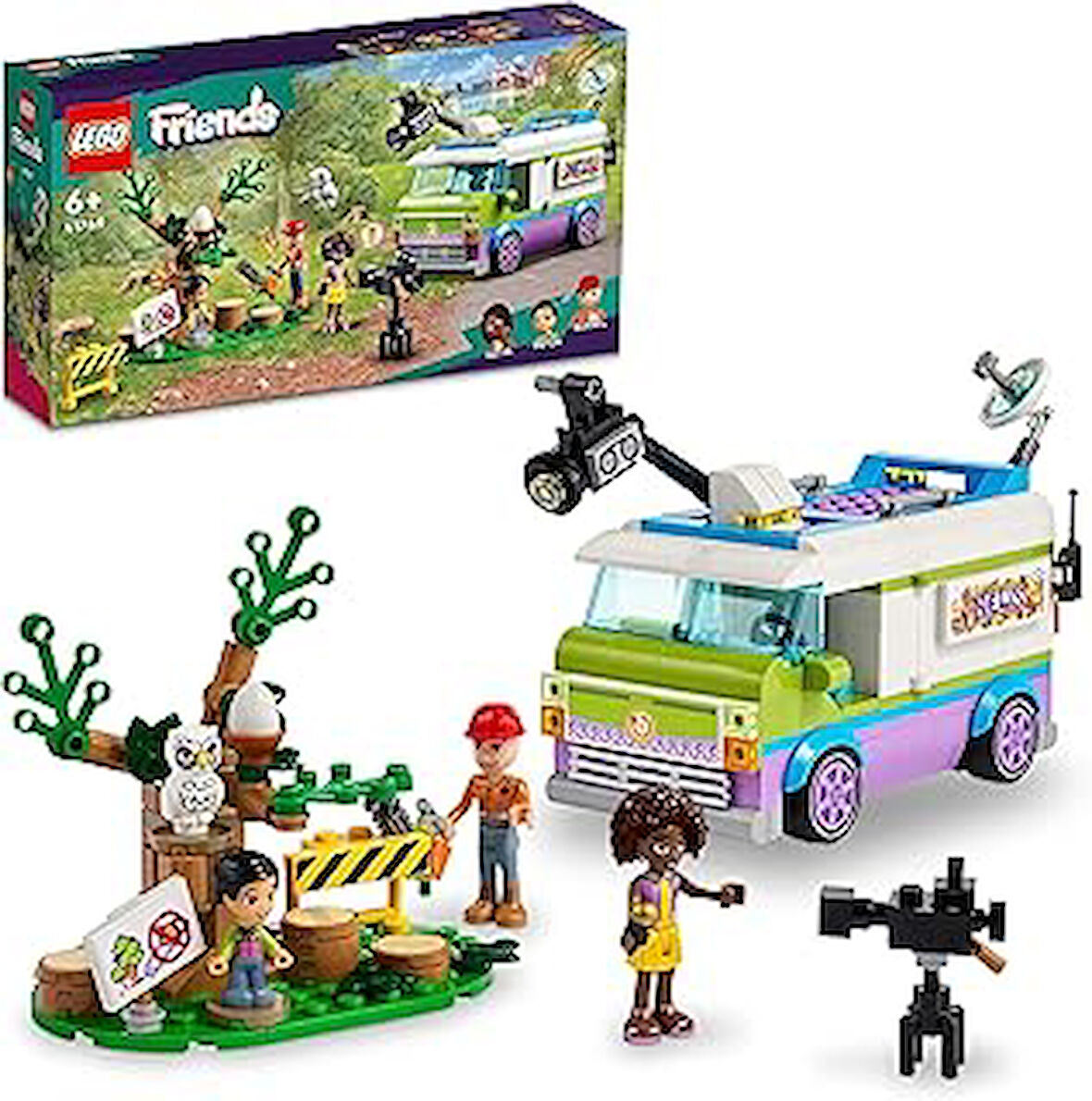 LEGO® Friends Canlı Yayın Aracı 41749 Oyuncak Yapım Seti