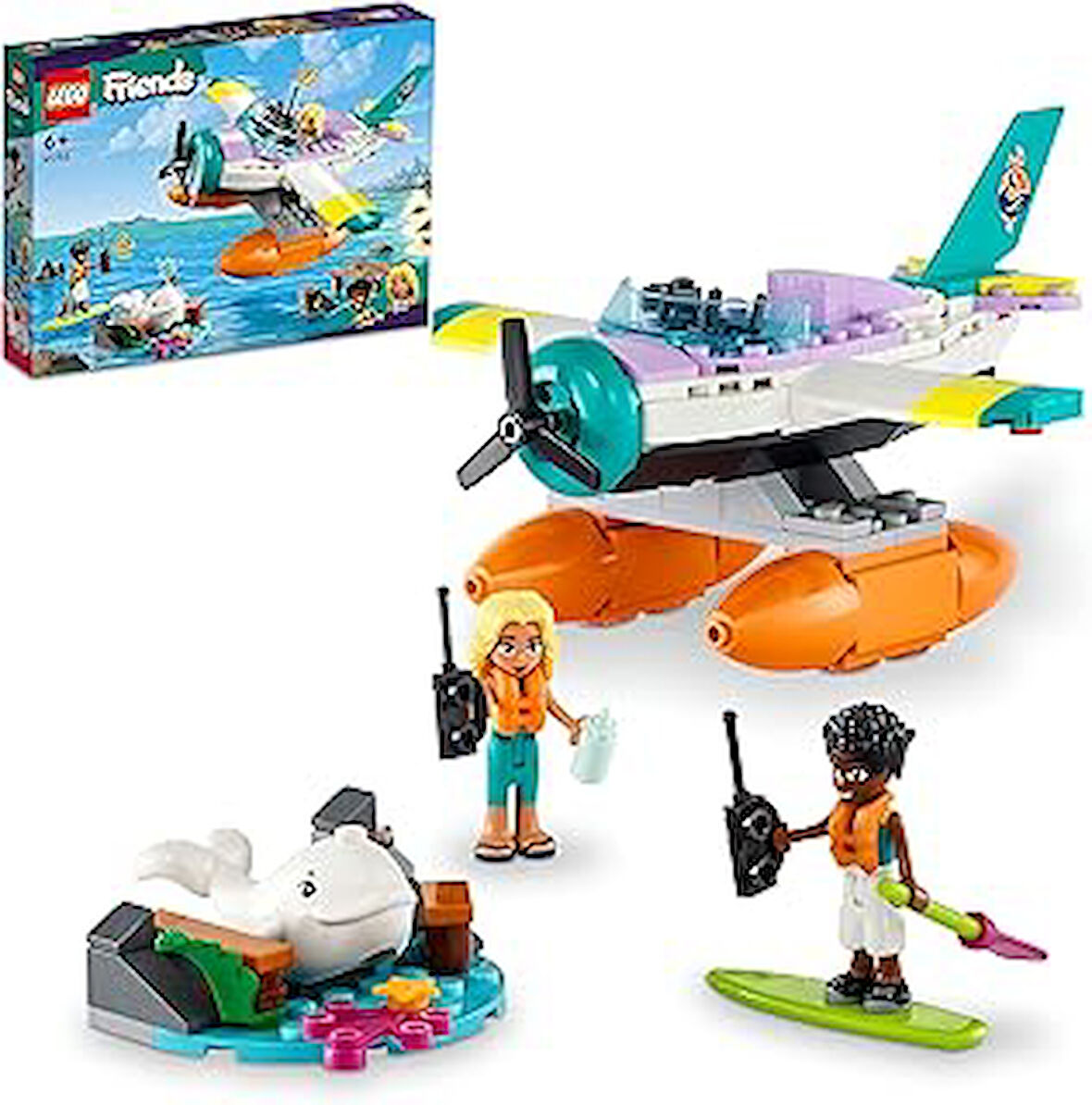 LEGO® Friends Deniz Kurtarma Uçağı 41752 Oyuncak Yapım Seti