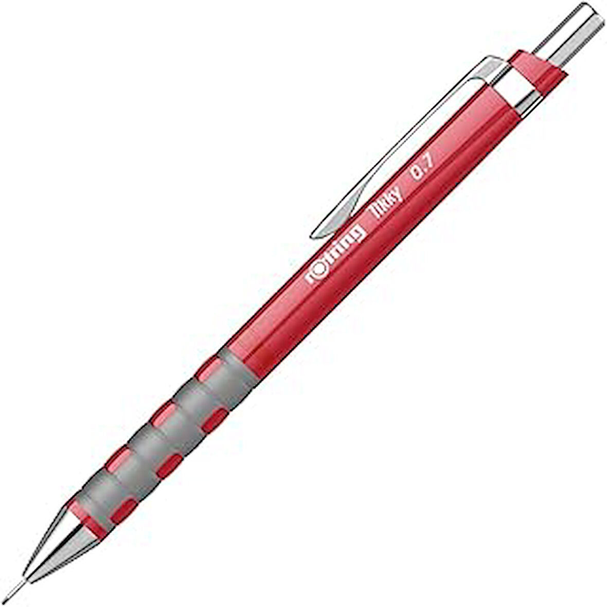 Rotring Tikky Versatil, Uçlu Kalem 0.7 mm, Kırmızı