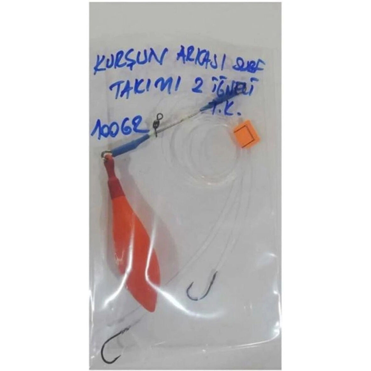 Kurşun Arkası 2 Iğneli Hazır Surfcasting Takımı 