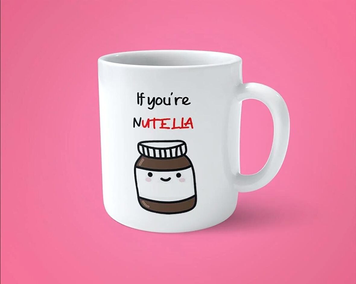 Sevgillere & Eşlere Özel 2'li Baskılı Kupa Bardak