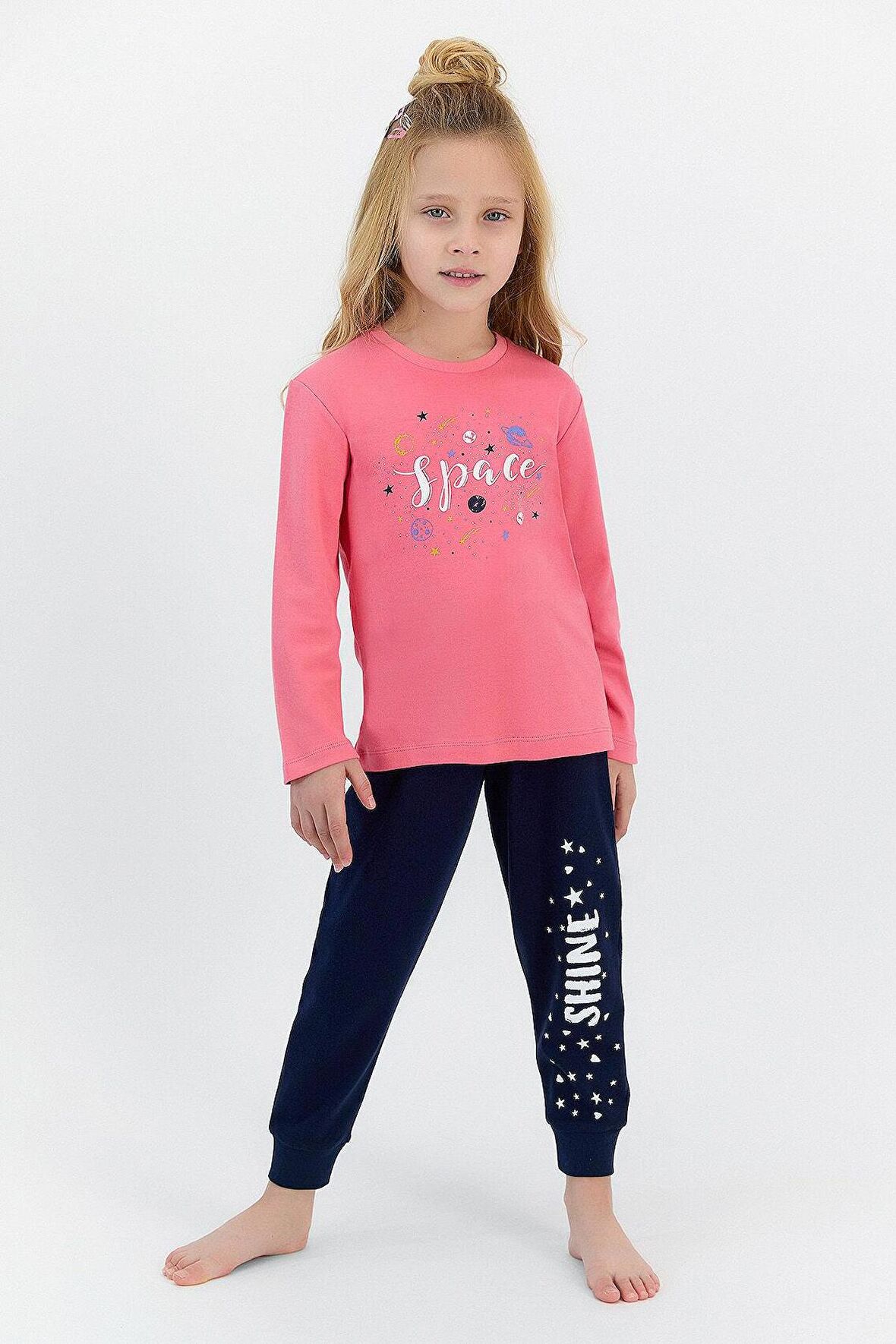 Roly Poly 2565 Garson Space Kız Çocuk Pijama Takımı