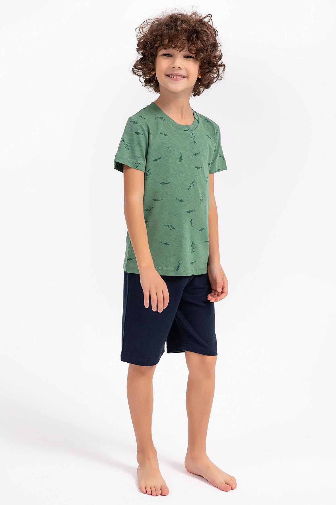 Arnetta 1996 Dolphins Yeşil Erkek Çocuk Bermuda Takım