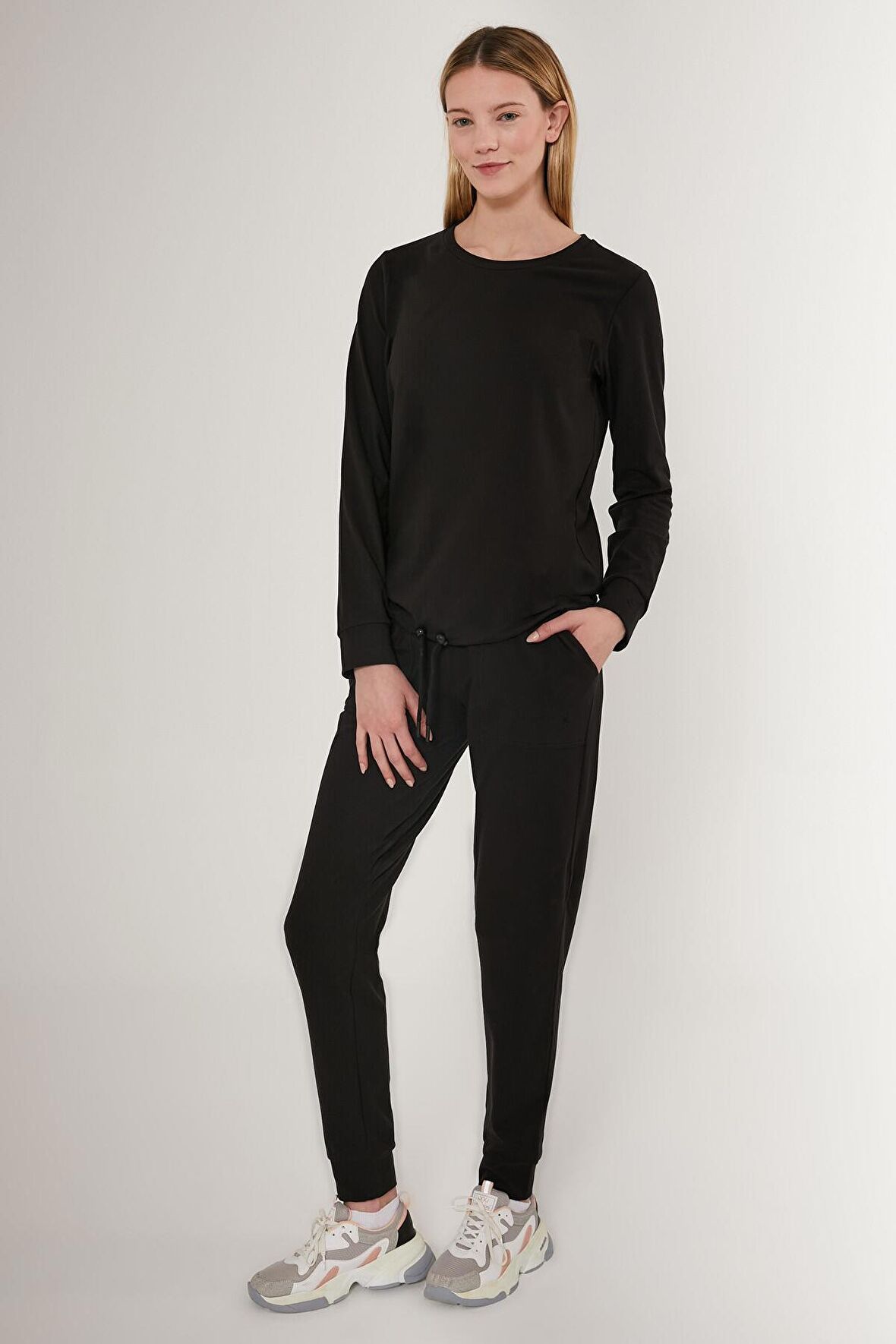 Pierre Cardin 8749 Embroidered Kadın Uzun Kol Pijama Takım