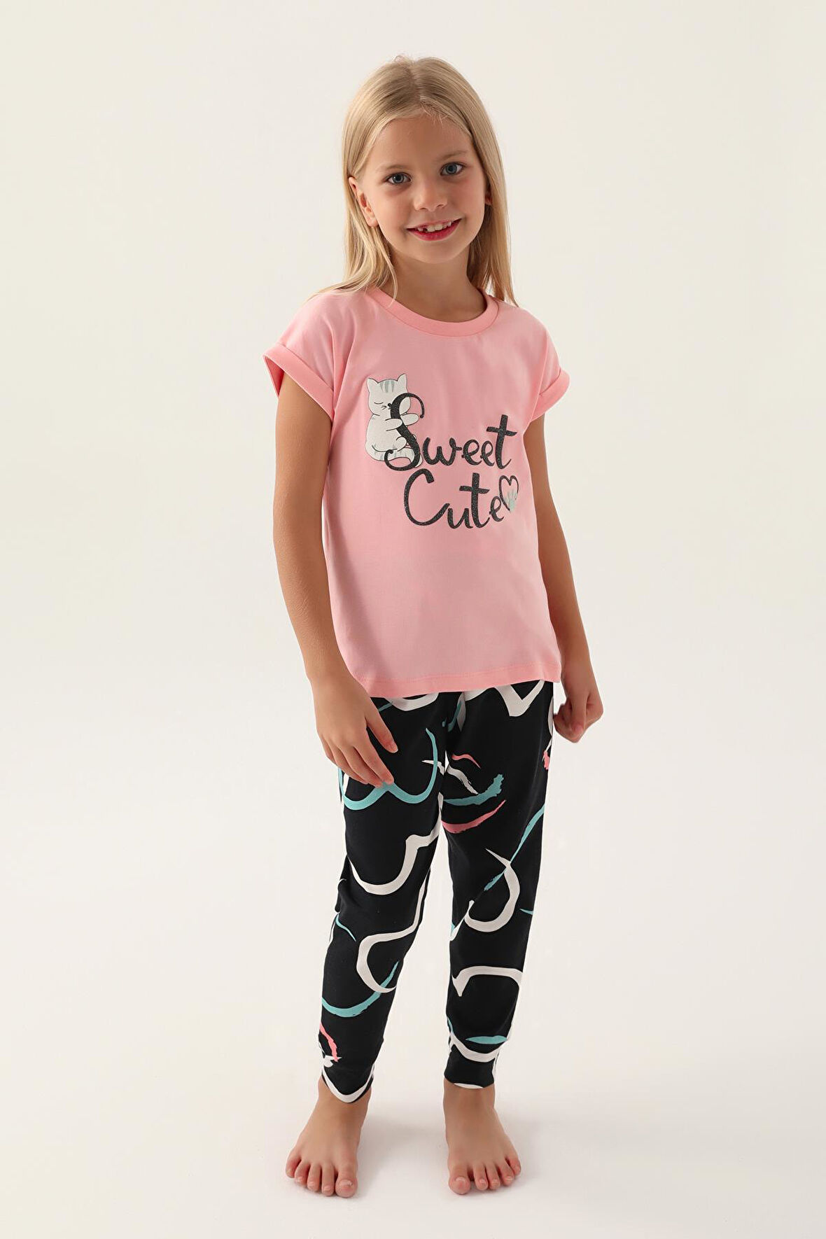 Roly Poly 3399 Garson Sweet Kız Çocuk Pijama Takımı