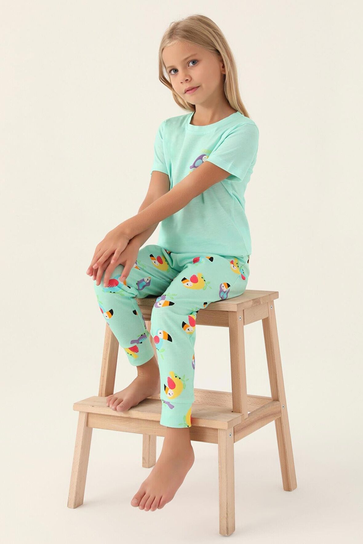 Roly Poly 3403 Jungle Kız Çocuk Pijama Takımı