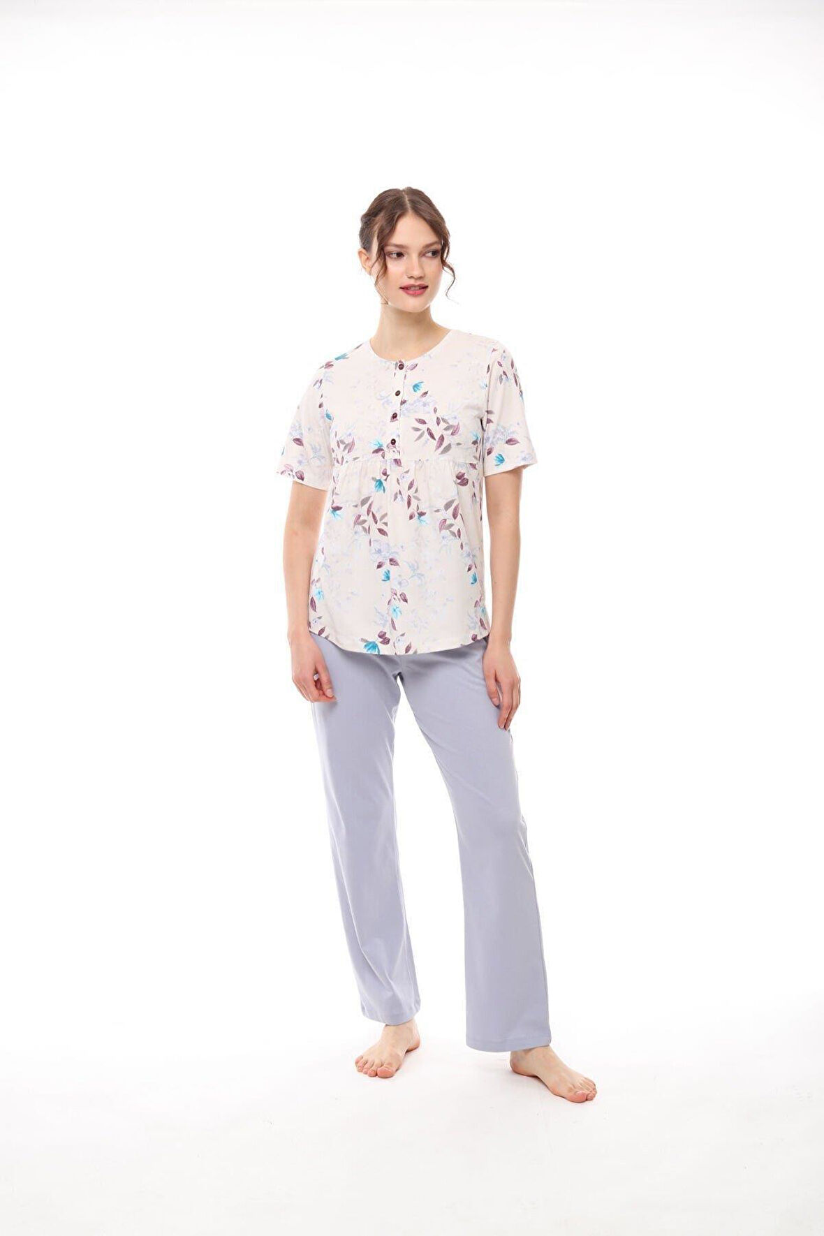 Pijadore 1450 Kadın Kısa Kollu Pijama Takım