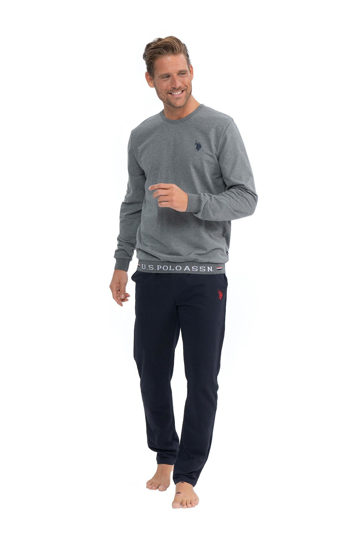 . 18815 Erkek Ev Giyim Uzun Kollu Pijama Takım