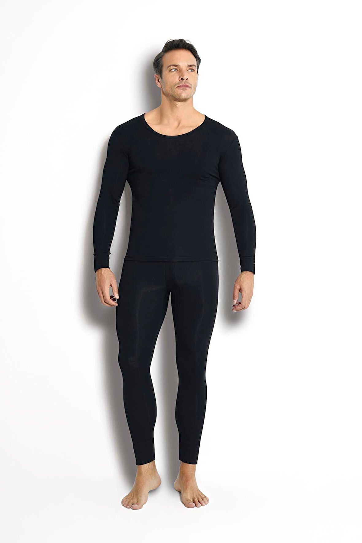 Jiber 160 Erkek Likralı Uzun Kollu Termal İçlik Üst