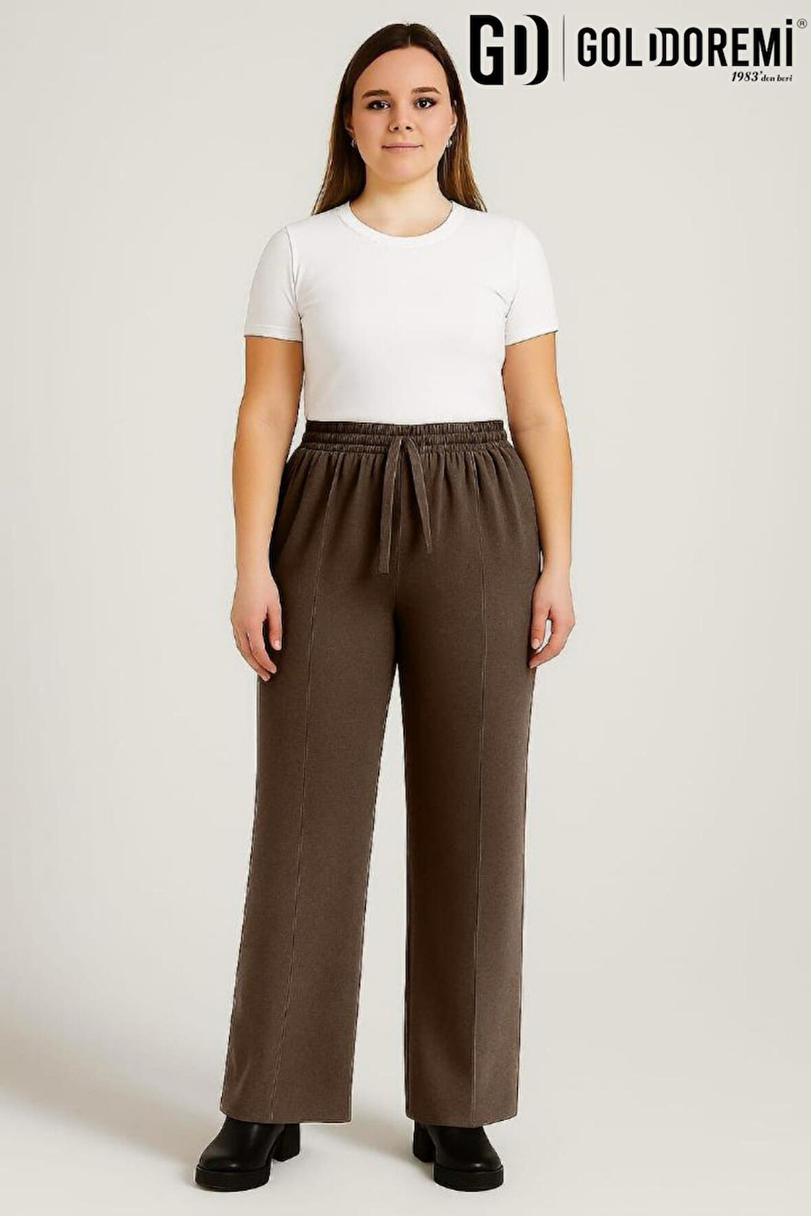 Gd Goldoremi 34-030 Kadın Modal Çımalı Bol Paça Cepli Eşofman Altı
