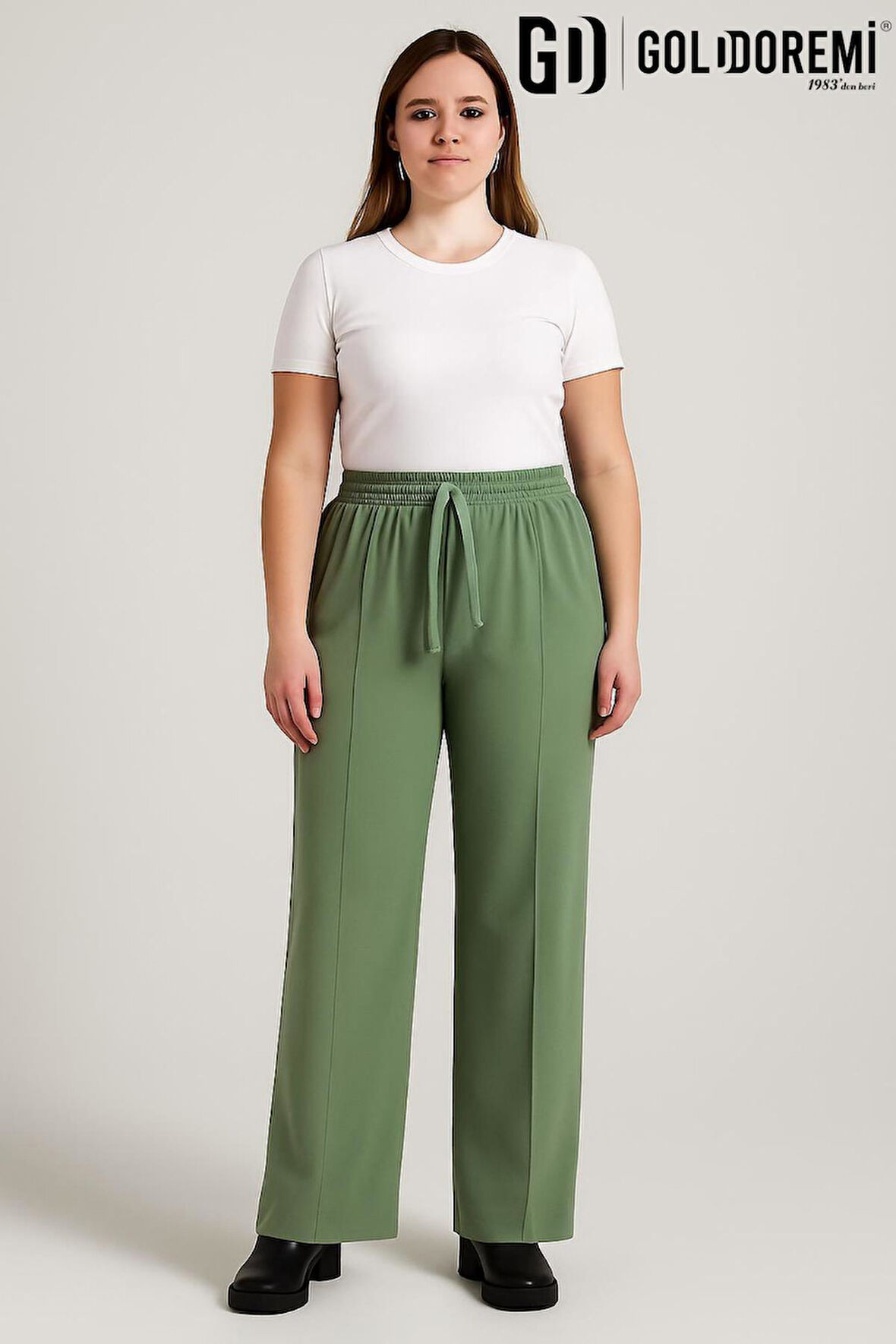 Gd Goldoremi 34-030 Kadın Modal Çımalı Bol Paça Cepli Eşofman Altı