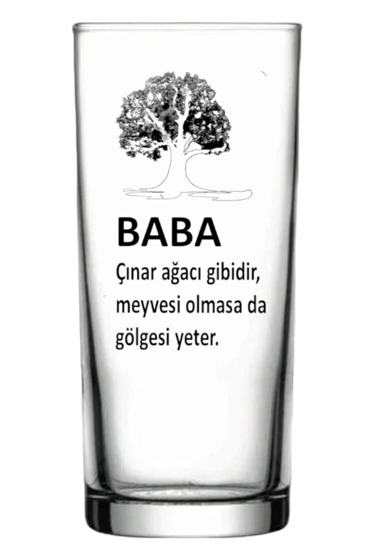 BASKILI RAKI BARDAĞI