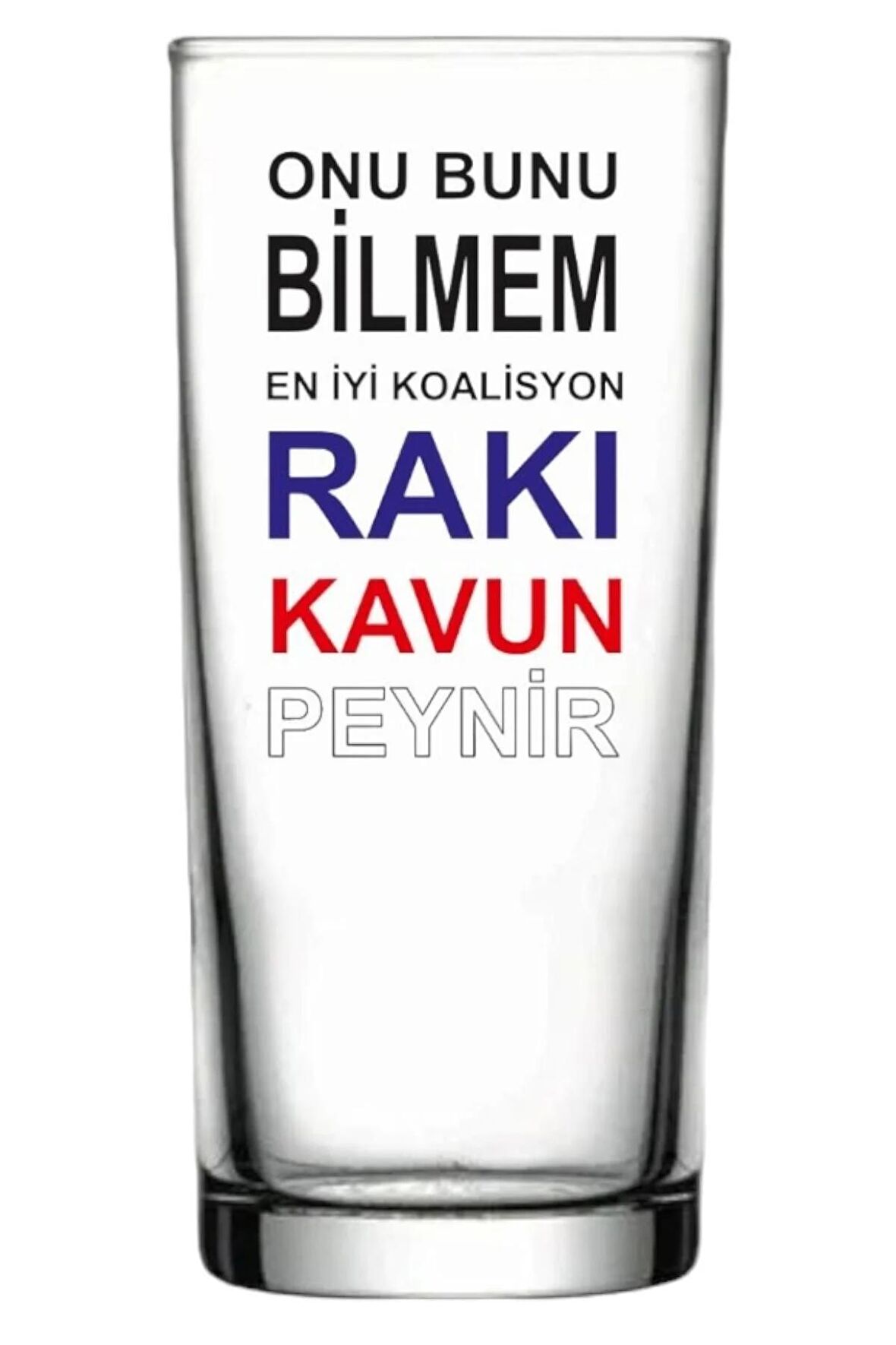 BASKILI RAKI BARDAĞI