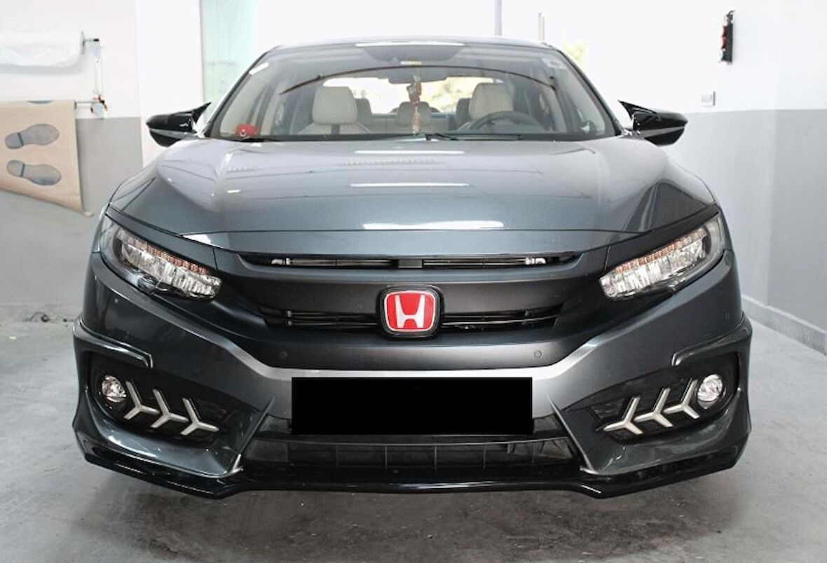 Honda Civic FC5 Yarasa Ayna Kapağı Batman Ayna Parlak Siyah FC 5