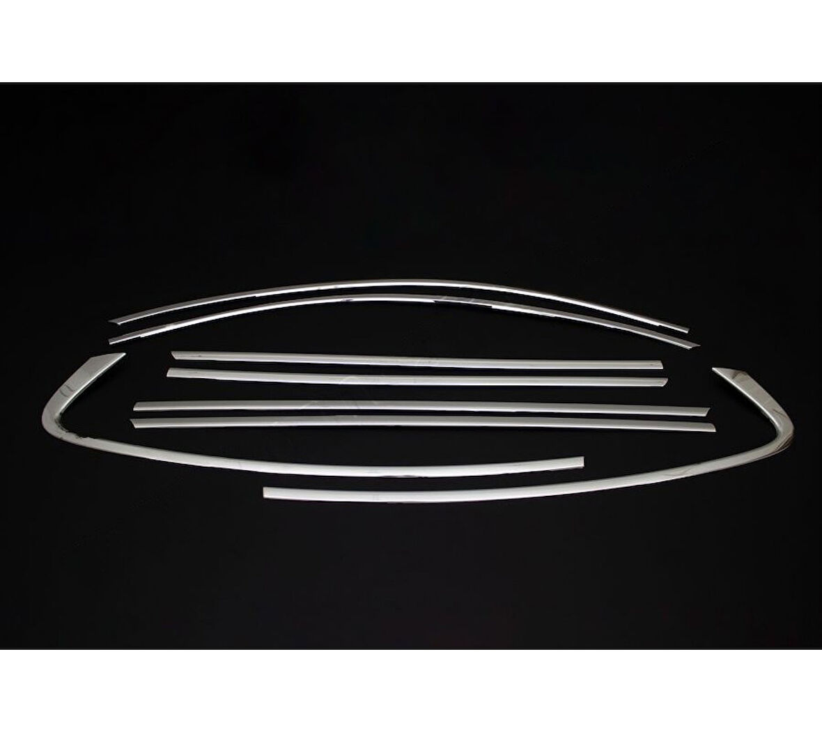 Cam Çerçevesi Krom 8 Parça Focus-4 HB 2018 Ve Sonrası Modeller İçin