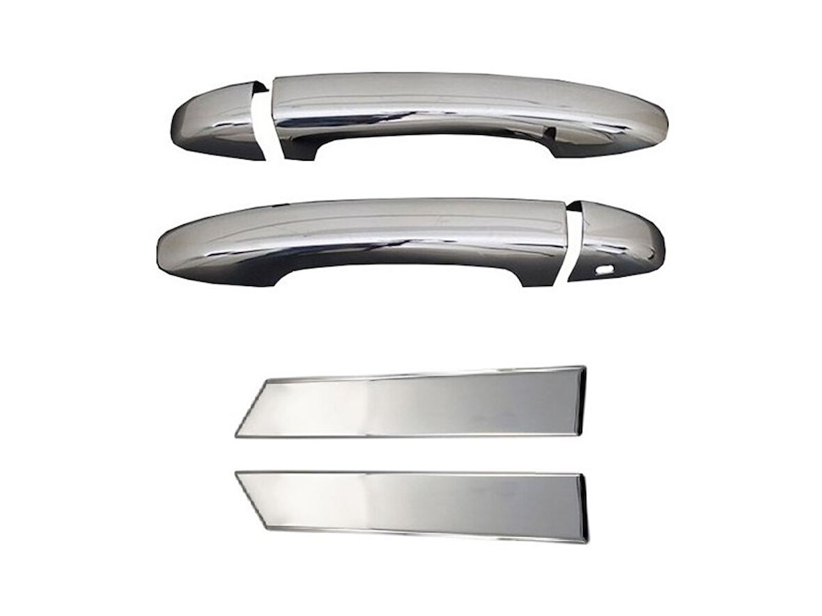 Kapı Kolu Ön-Arka Krom 4 Kapı Clio-5 HB 2019 Ve Sonrası Modeller İçin