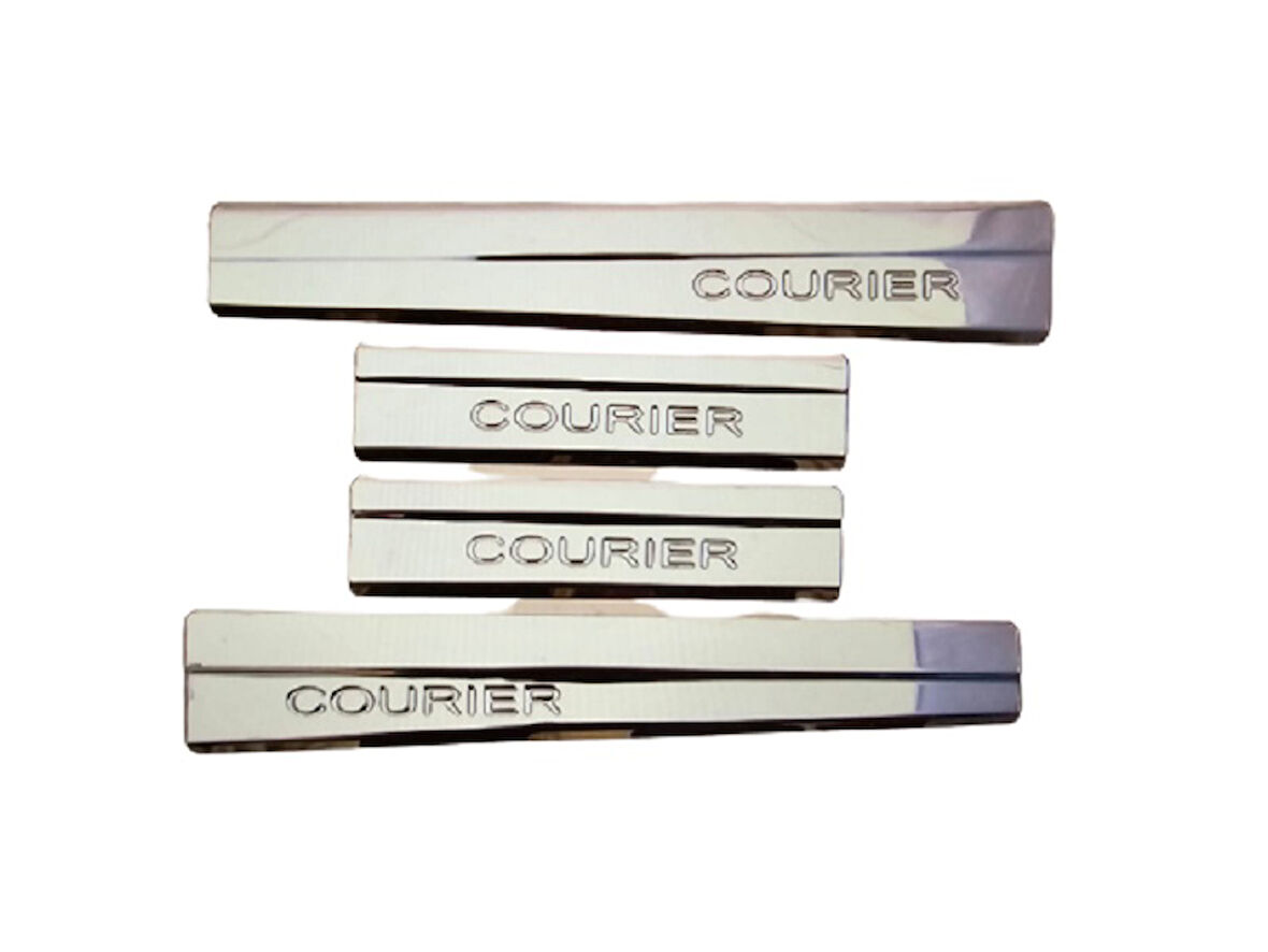 Kapı Eşiği Krom 4 Parça Courier Van 2014 Ve Sonrası Modeller İçin