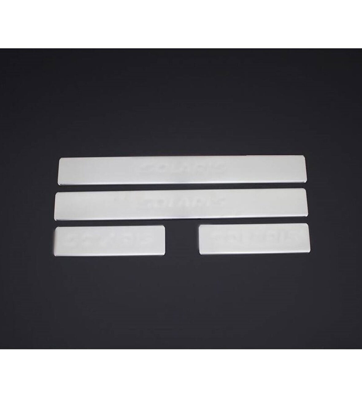 Kapı Eşiği Krom 4 Parça Blue Solaris SD 2011 Ve Sonrası Modeller İçin