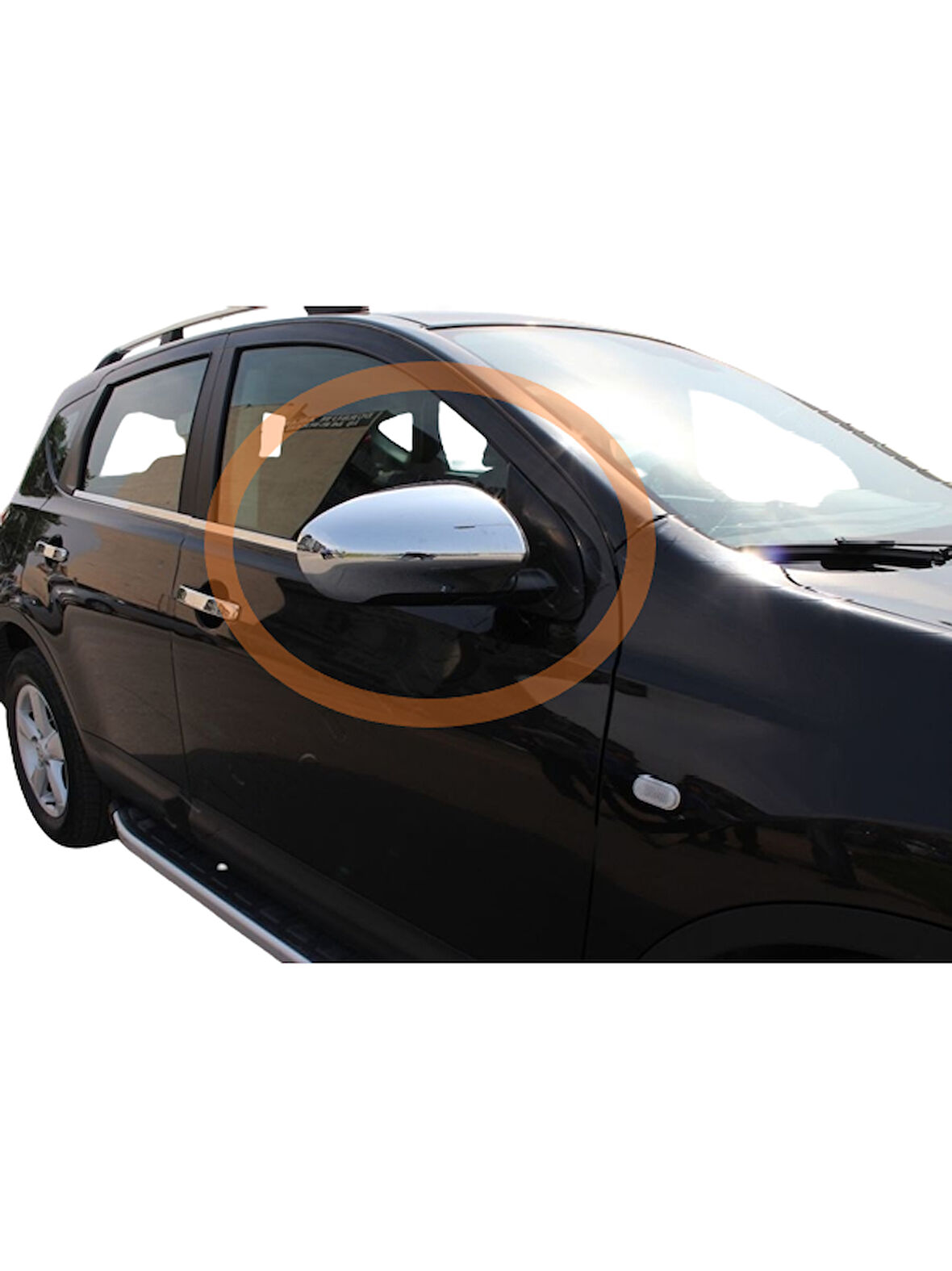 Ayna Kapağı Krom 2 Parça Qashqai SUV 2007-2014 Arası Modeller İçin