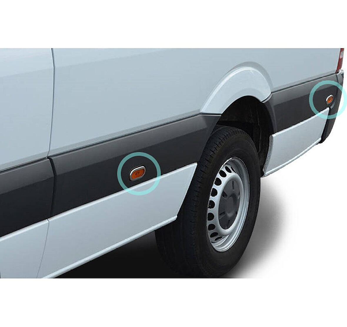 Reflektör Çerçevesi Krom 6 Parça Sprinter Van 2006 Ve Sonrası Modeller İçin