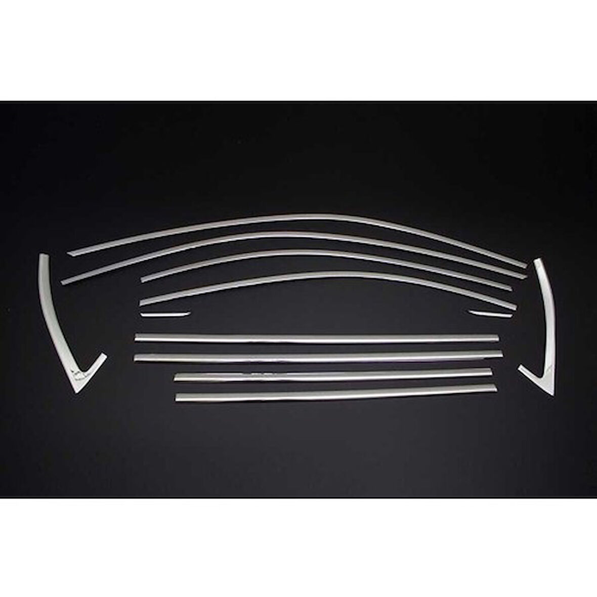 Cam Çerçeveleri Krom Üst Kalite 12 Parça Superb-3 B7 SD 2015 Ve Sonrası Modeller İçin