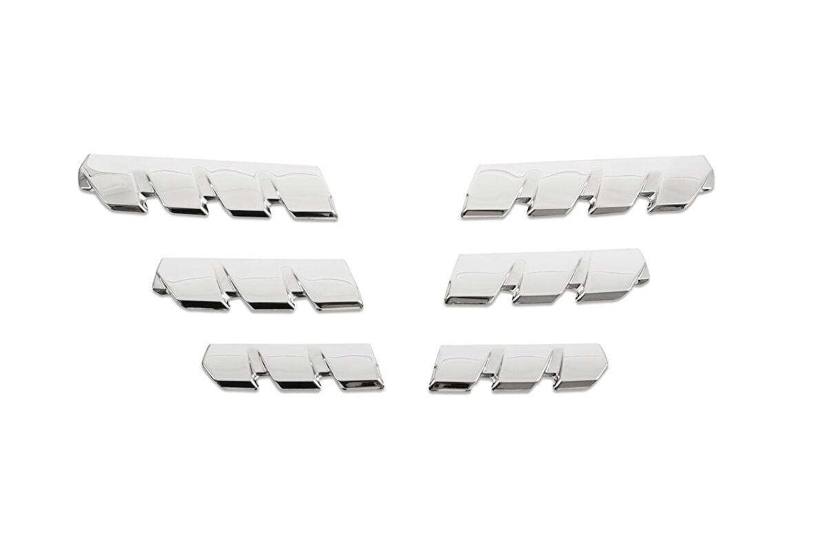 Ön Panjur Krom 6 Parça Clio-5 HB 5D 2019 Ve Sonrası Modeller İçin