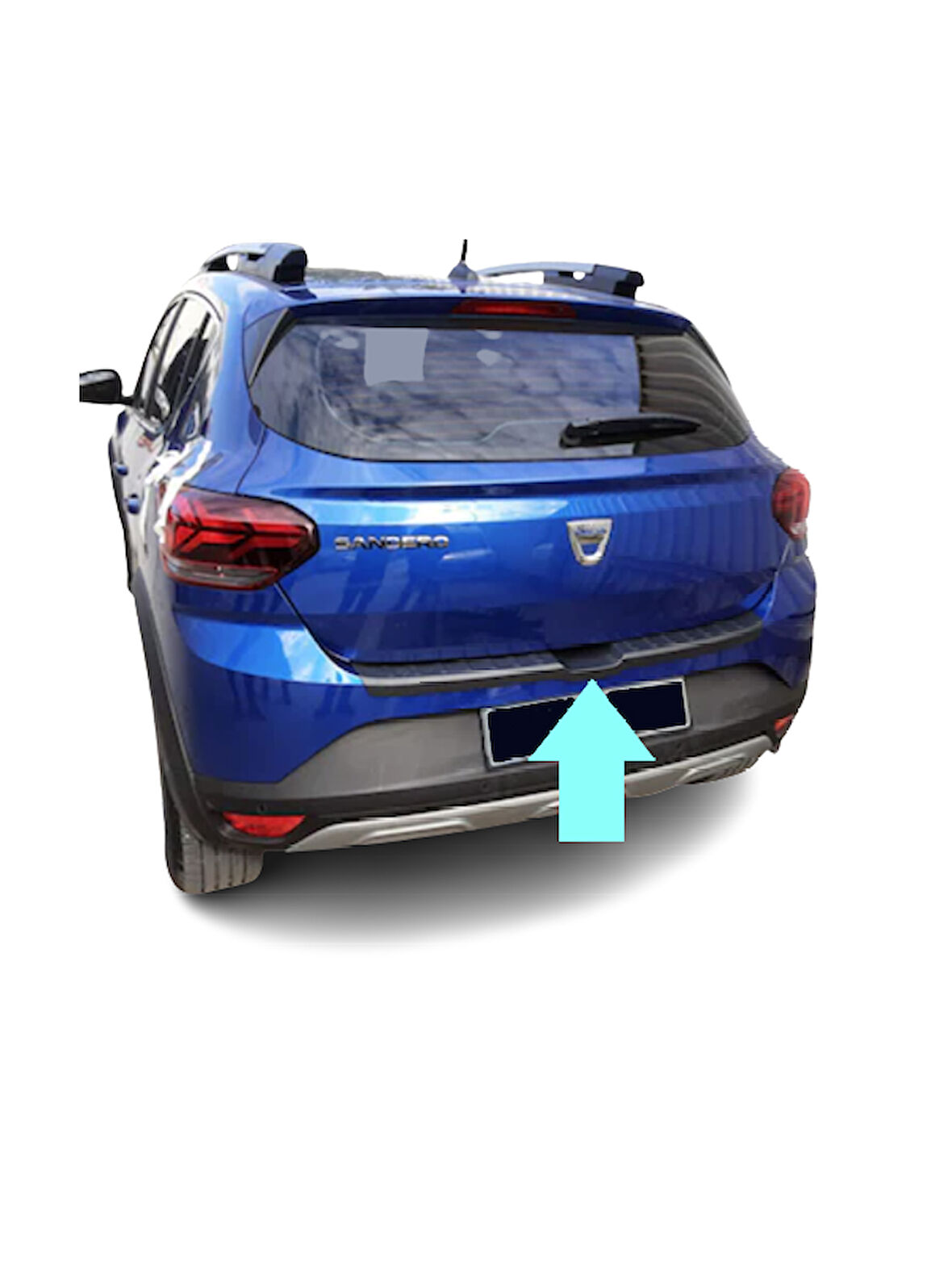 Arka Tampon Eşiği Krom Sandero-3 HB 5D 2020 Ve Sonrası Modeller İçin