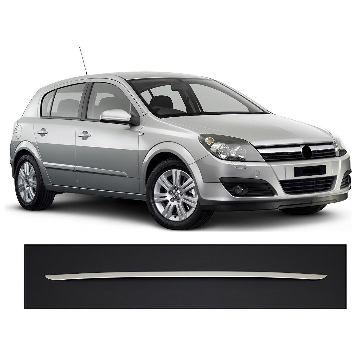 Bagaj Alt Çıta Krom Astra H HB 2004-2009 Arası Modeller İçin