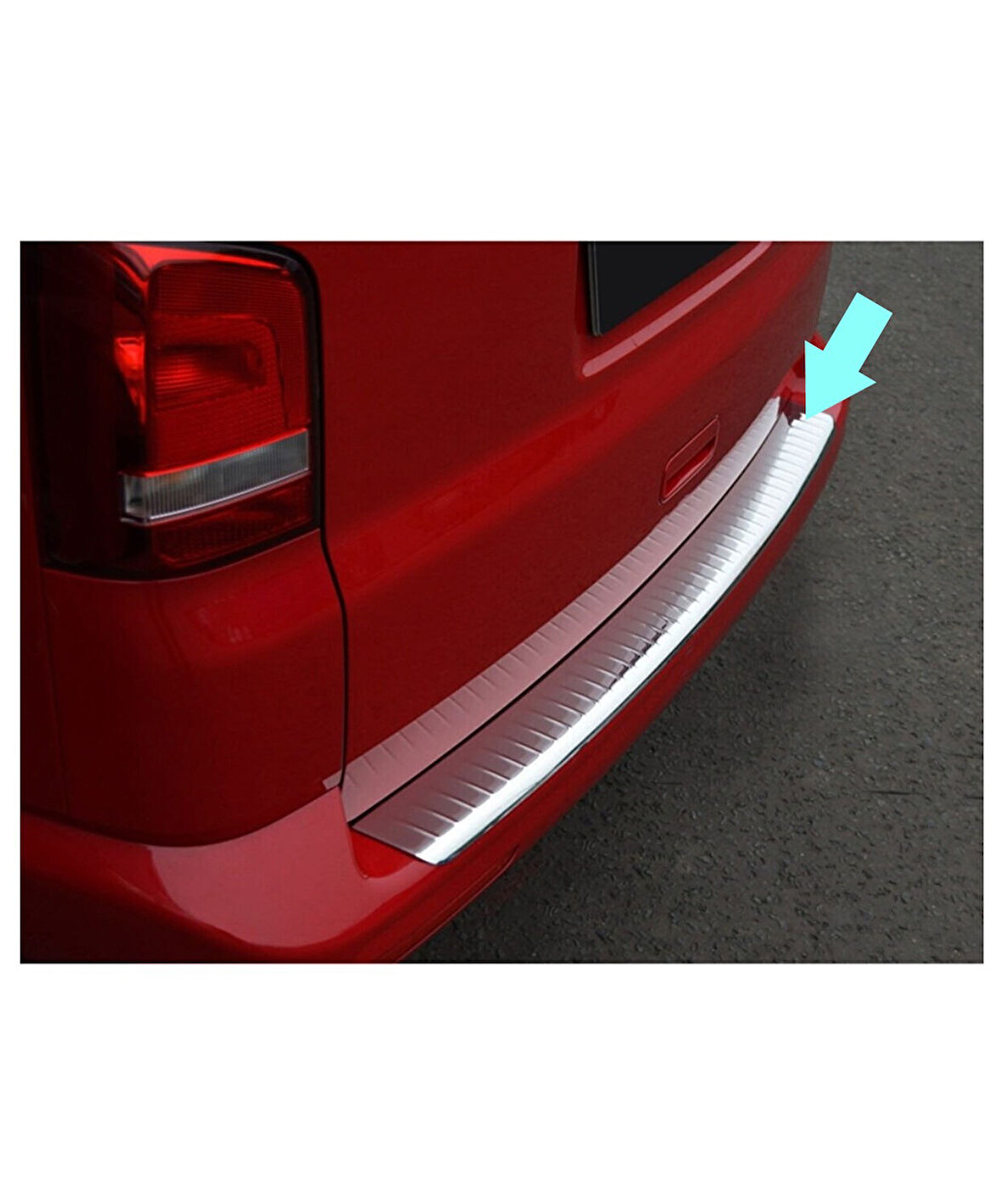 Arka Tampon Eşiği Krom Doblo-2 Panel Van LAV 2010 Ve Sonrası Modeller İçin