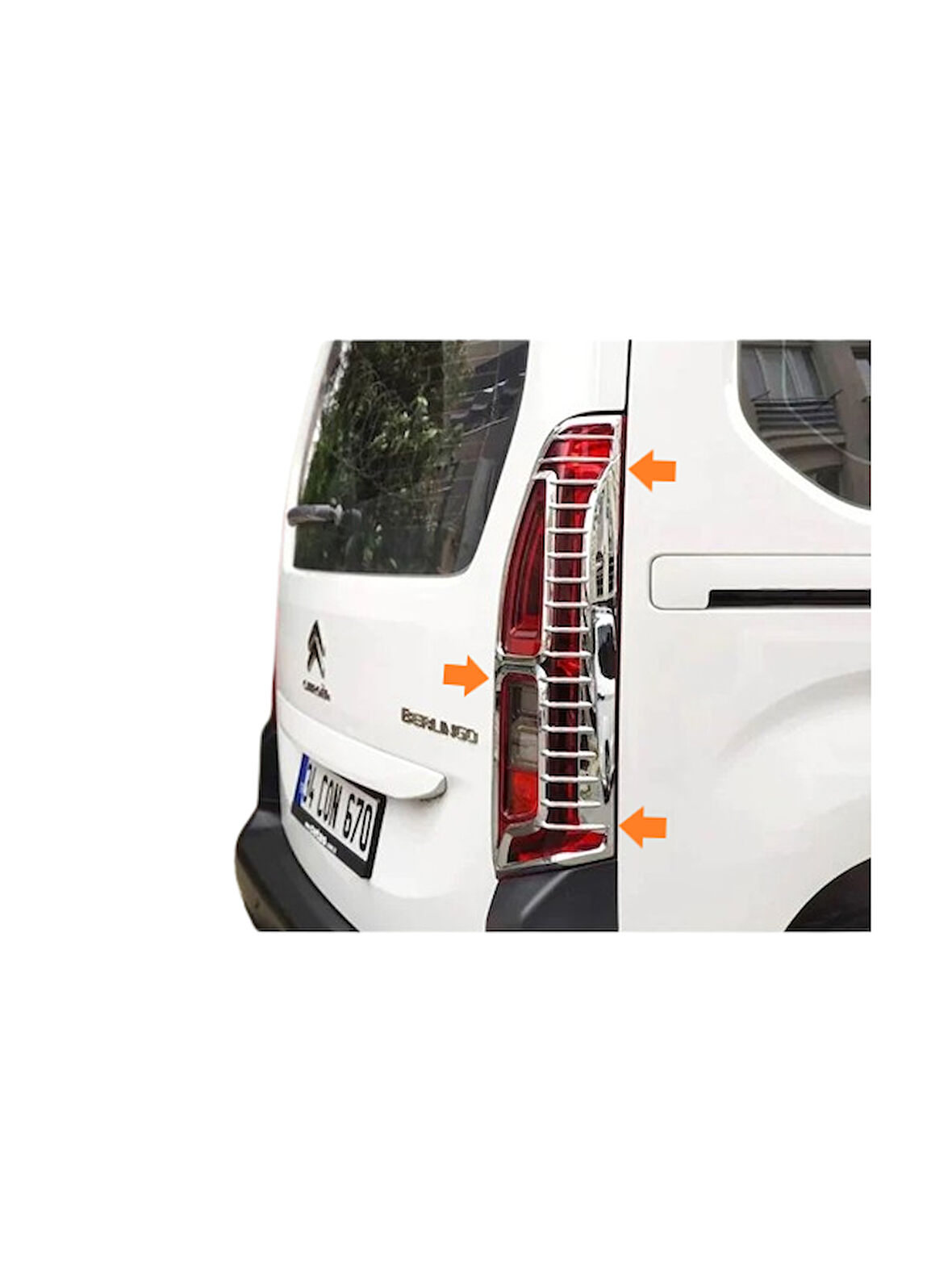 Stop Çerçevesi Abs Krom 2 Parça Combo E Mini Van 2019 Ve Sonrası Modeller İçin