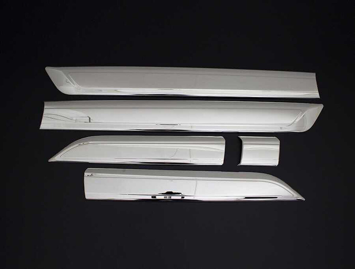 Yan Kapı Çıtası Krom Üst Kalite 5 Parça Custom Van 2012 Ve Sonrası Modeller İçin