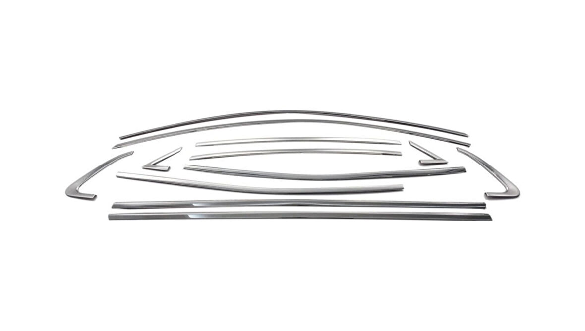 Cam Çerçevesi Krom 14 Parça Grandland X SUV 2017 Ve Sonrası Modeller İçin