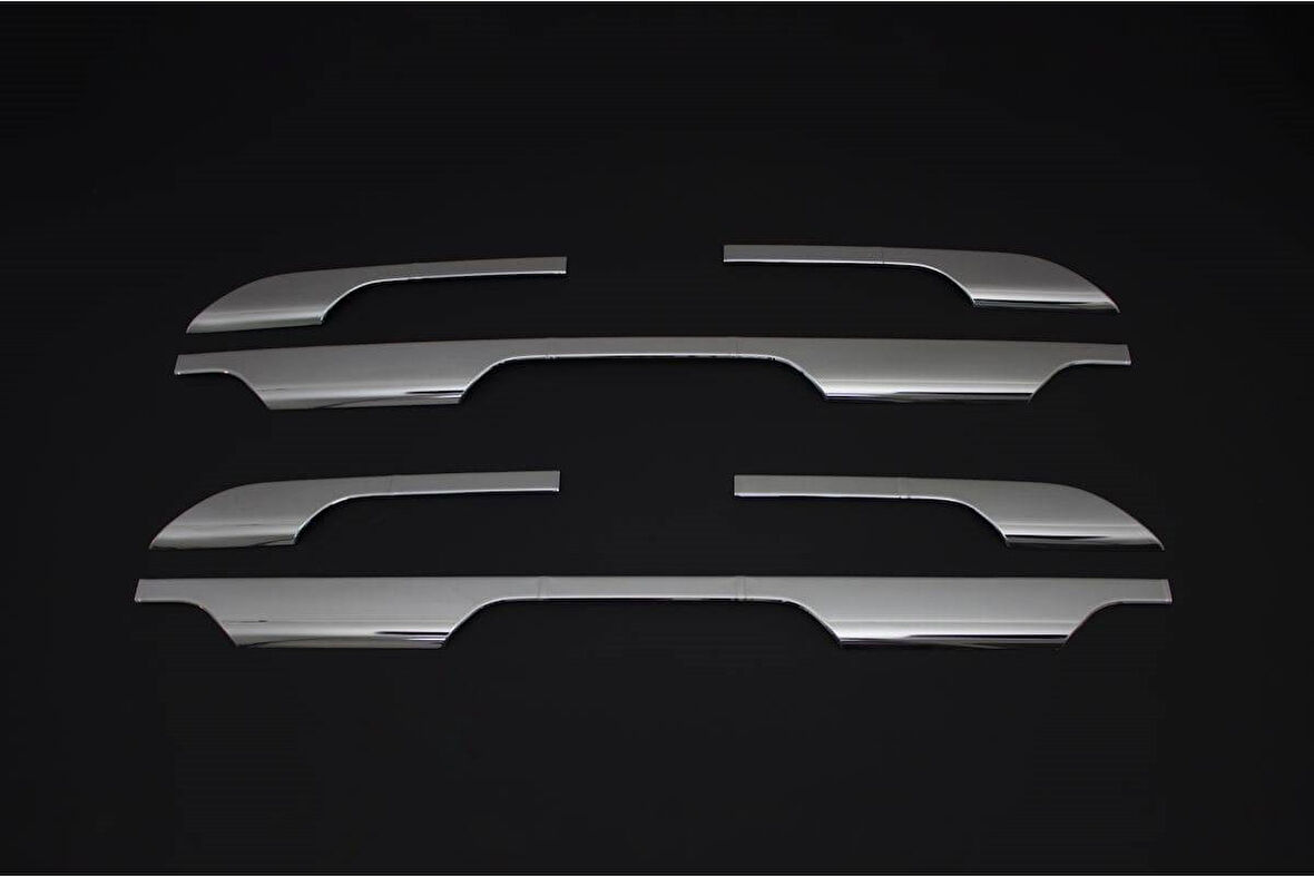 Yan Marşpiye Üstü Çıta Krom 6 Parça Duster SUV 2018 Ve Sonrası Modeller İçin