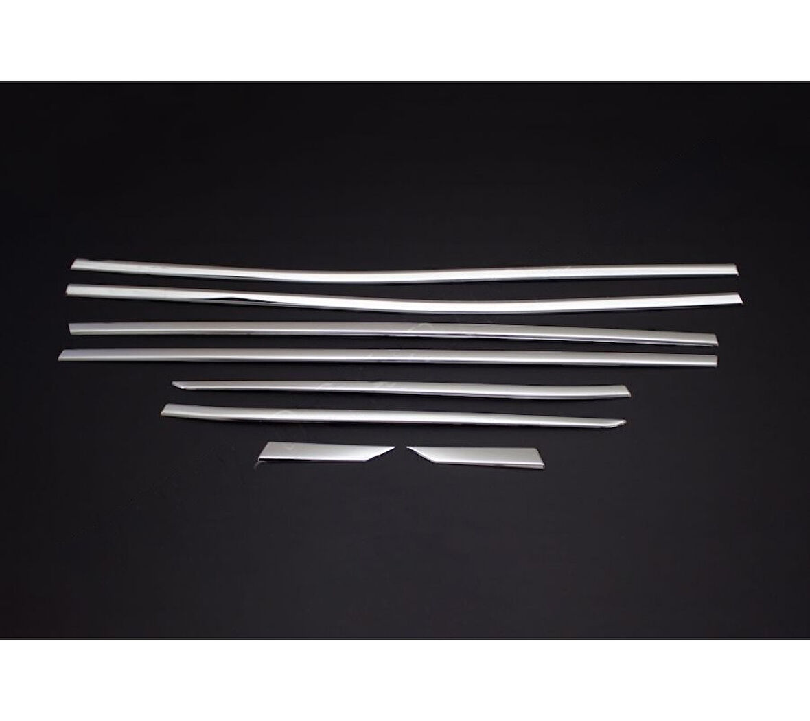 Cam Çıtaları Krom 8 Parça 3008 SUV 2016 Ve Sonrası Modeller İçin