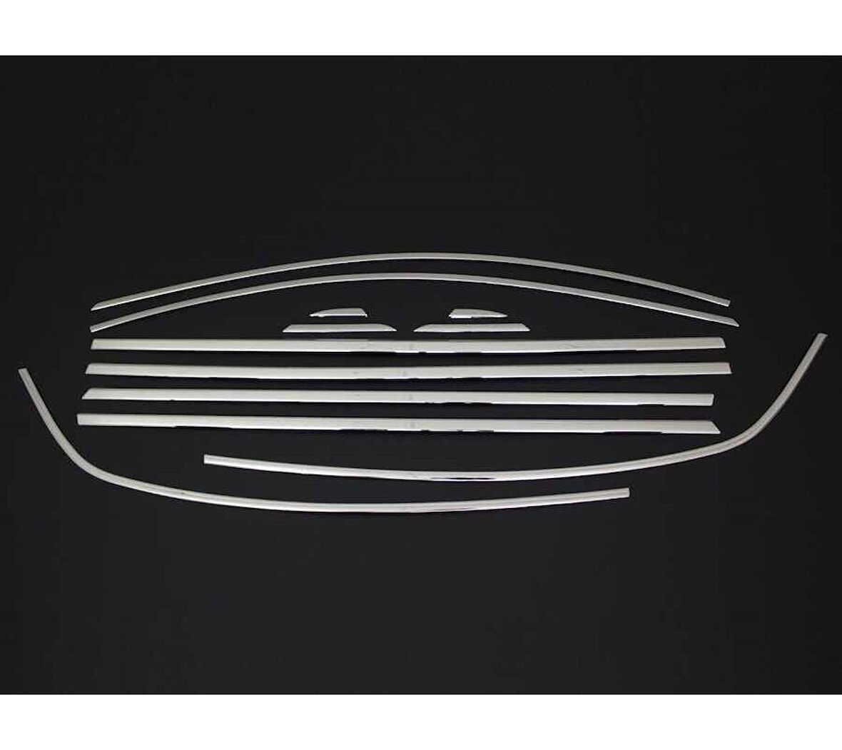 Cam Çerçevesi Krom 12 Parça Megane-4 SD 2016 Ve Sonrası Modeller İçin