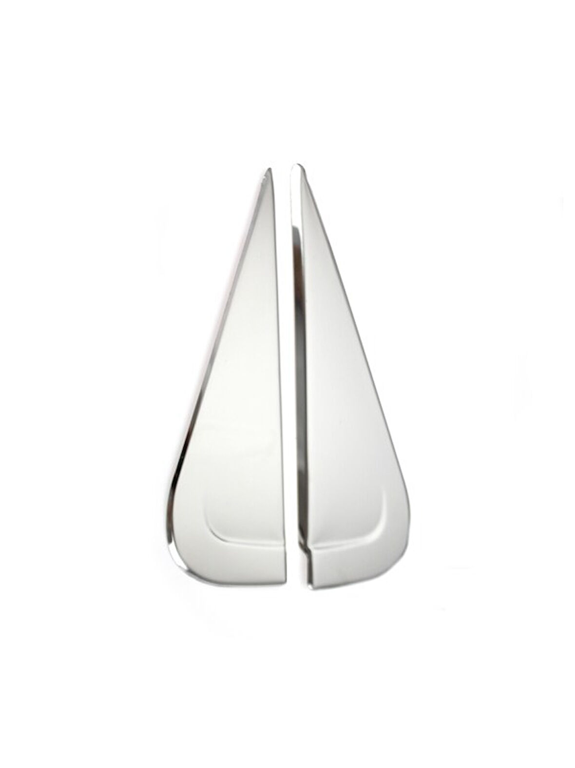 Kelebek Cam Yeri Krom 2 Parça Duster SUV 2010-2017 Arası Modeller İçin