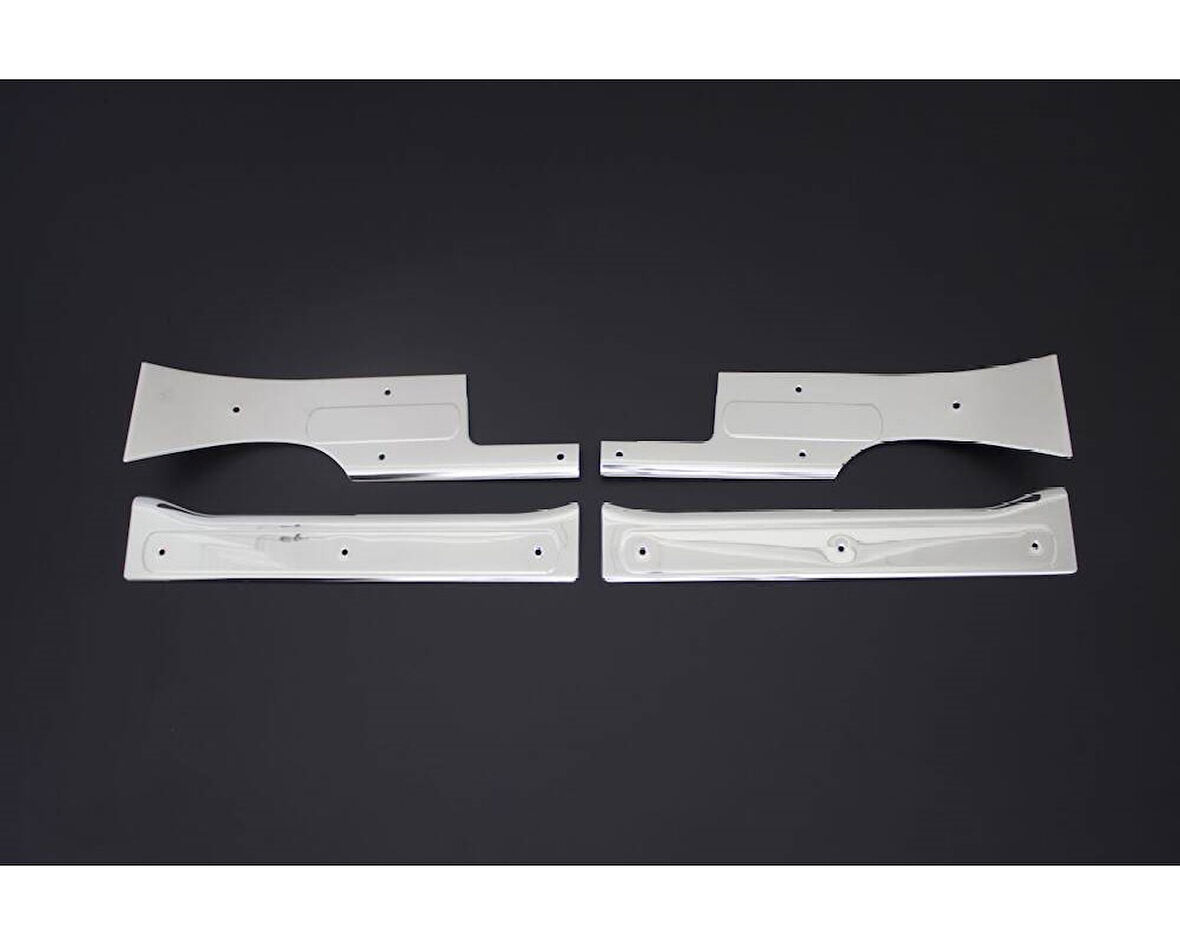 İç Kapı Eşiği Krom 4 Parça Nemo Mini Van MPV 2007 Ve Sonrası Modeller İçin