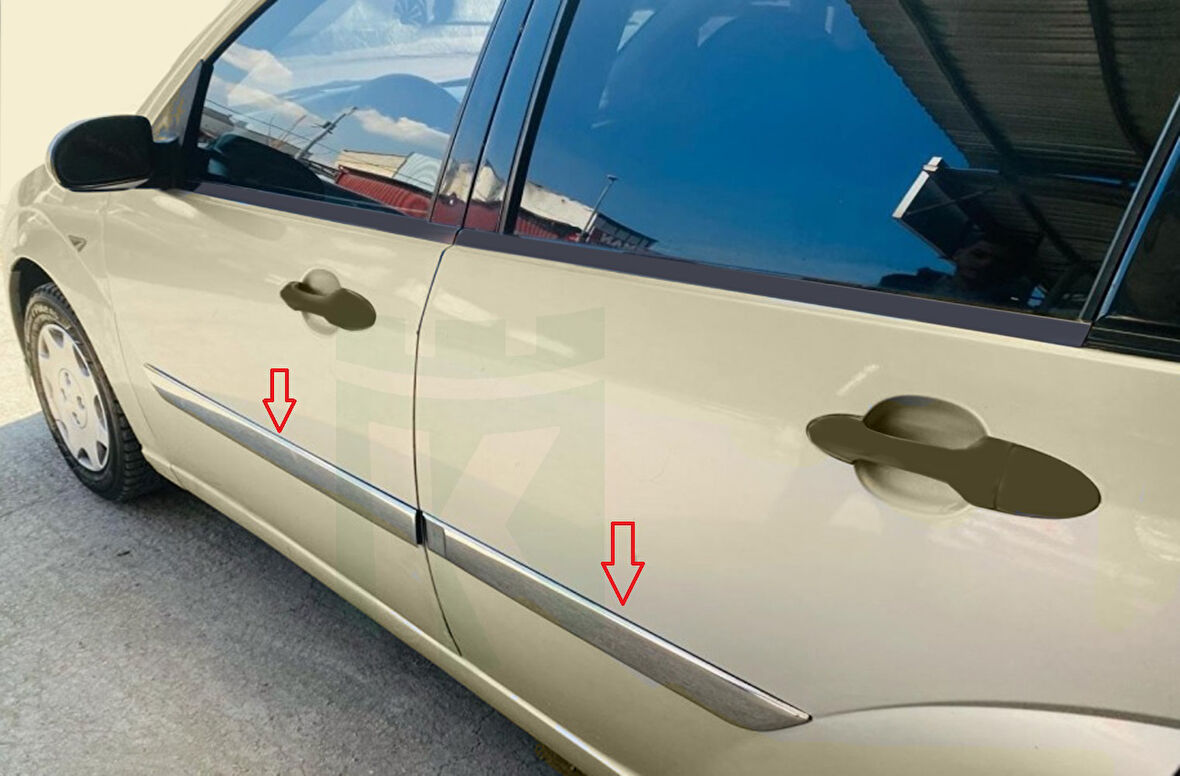 Focus-1 HB Yan Kapı Çıtası Krom 4 Parça 1998-2005 Arası Modeller İçin