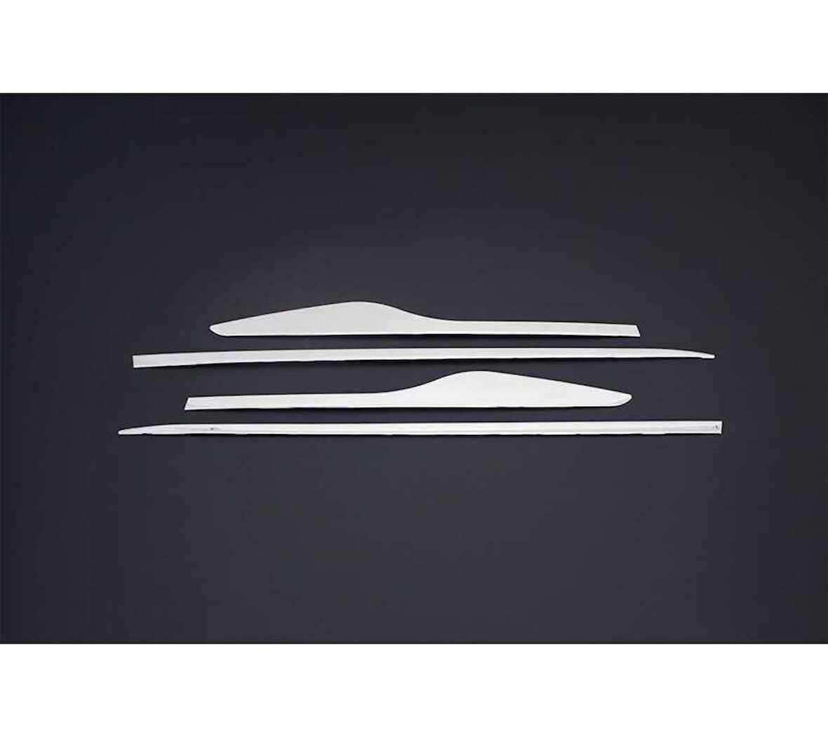 Yan Kapı Çıtası Formlu Krom 4 Parça Clio-4 SW 2012 Ve Sonrası Modeller İçin