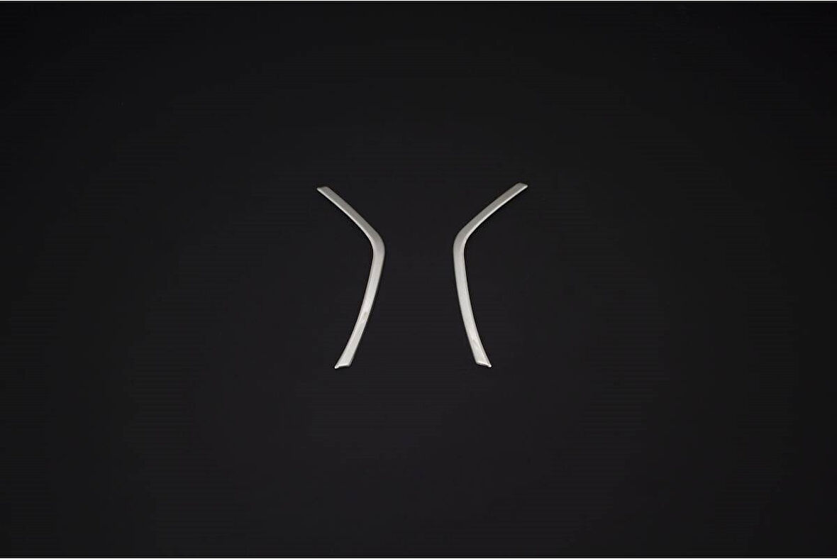 Ön Panjur Yan Çıtaları Krom 2 Parça Duster SUV 2018 Ve Sonrası Modeller İçin